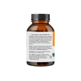 A TATA Product - Organic India Immunity - 180 Veg Capsules, Helps Boost Immune Response, Relief From Cold, Cough, Flue & Other Respiratory Tract Infection, GMP & NPOP Certified Organic