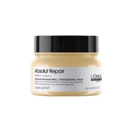 L'Oréal Professionnel Absolut Repair Mask for Dry & Damaged Hair | Professional mask for Strengthening and Repairing Hair, 13x resistance to hair damage | With Protein & Omega-9 For Men & Women, 250ml