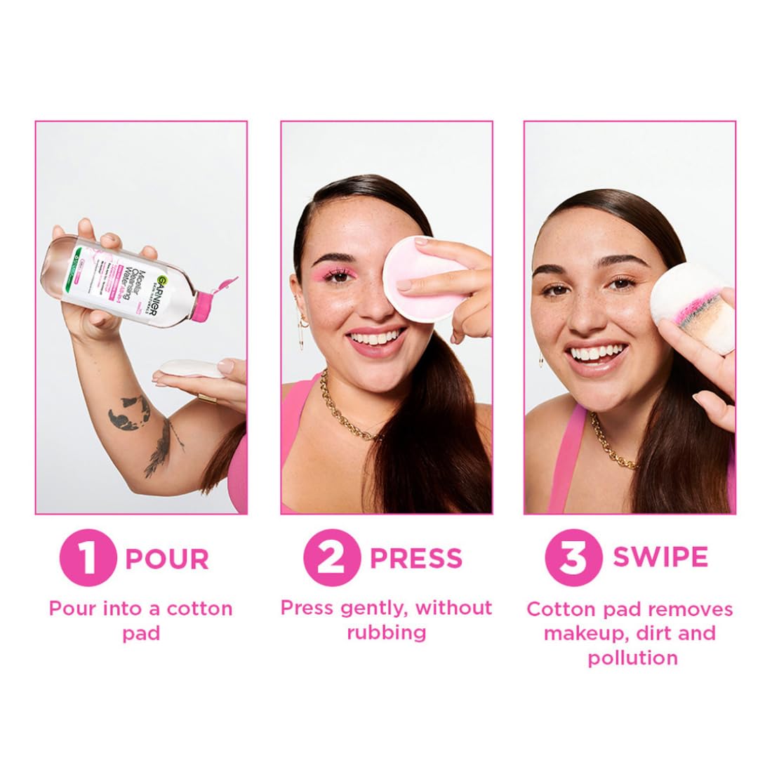 Garnier Skin Naturals, Cleansing Water, Hydrating & Soothing, Micellar Cleansing Water, 125 ml - Image 6