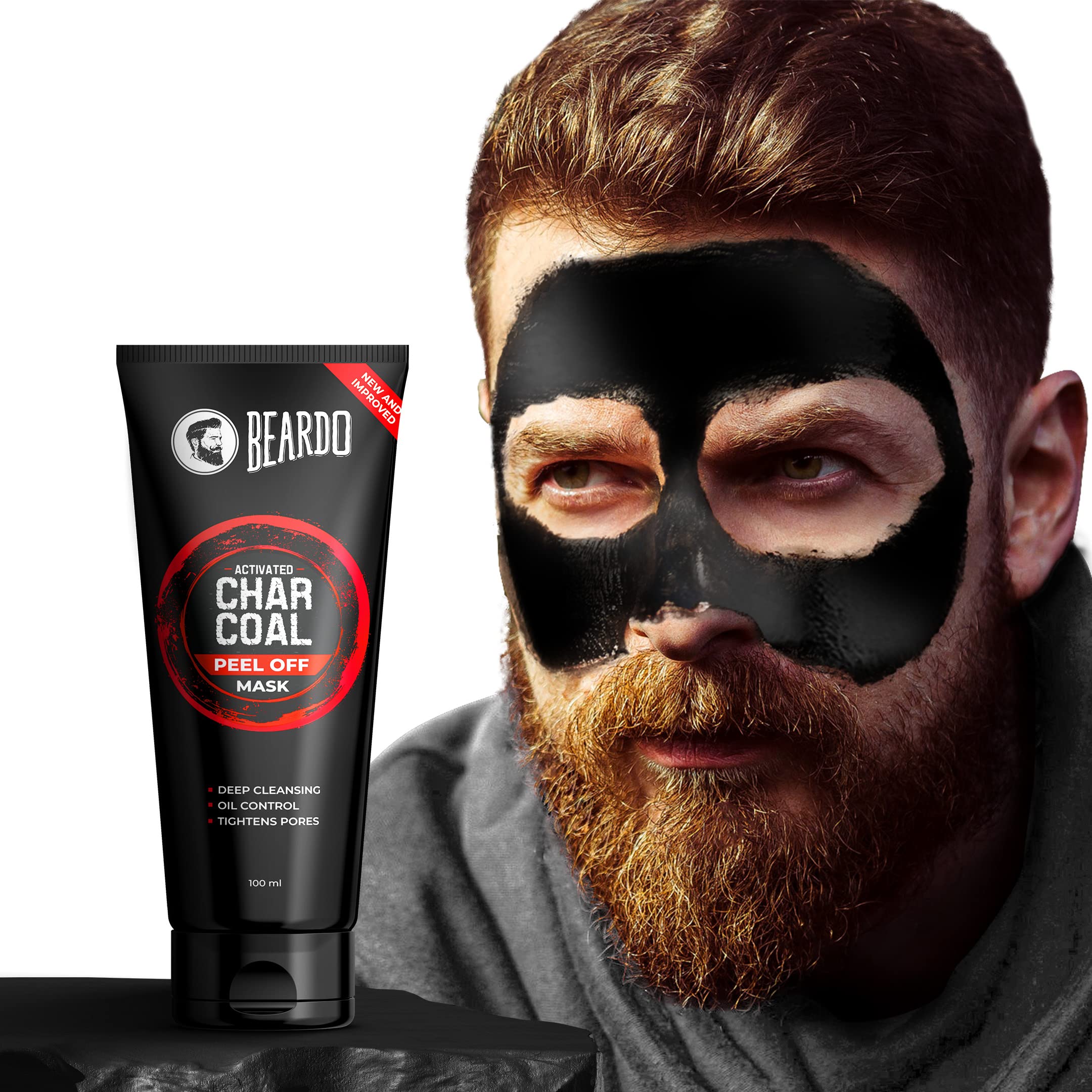 Beardo Charcoal 4-in-1 Giftset for Men | Complete Face & Body kit, pack of 4 (Facewash, Peel-off mask, Scrub, Soap) | Gift For Men | Gift for Husband - Image 8
